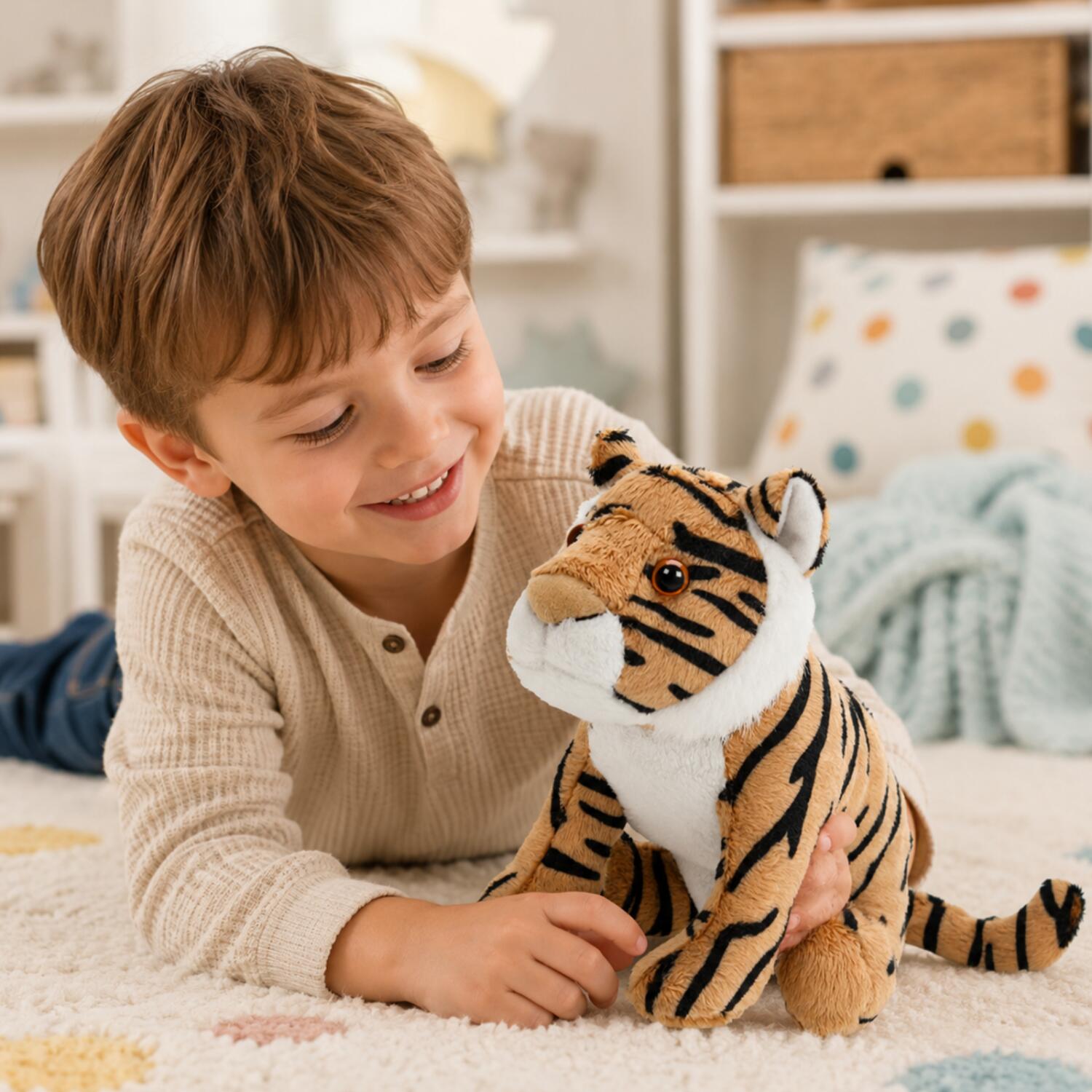 pluche-tijger-knuffel-bruin-23-cm-speelgoed_10220747-3