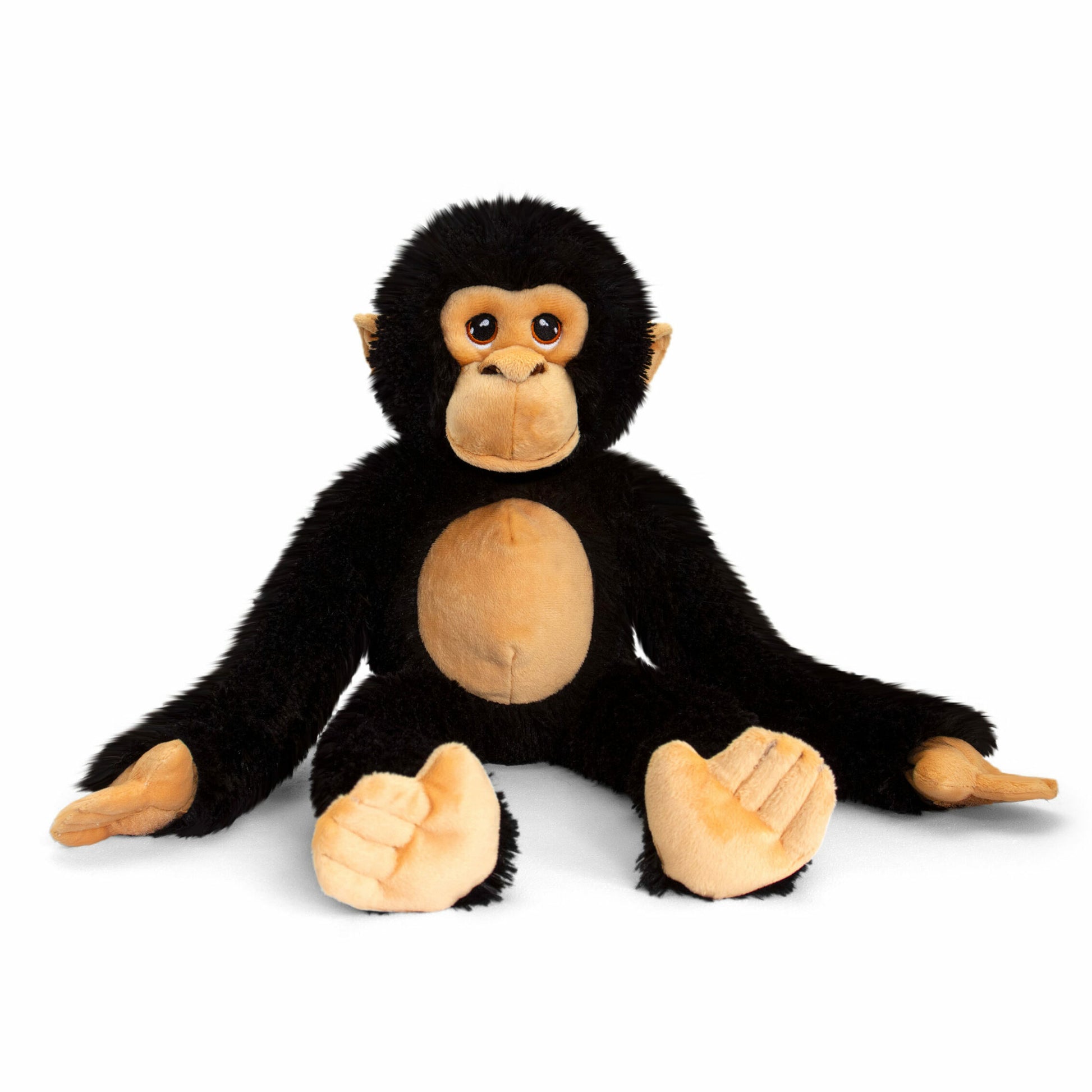 pluche-knuffel-chimpansee-aap-zwart-38-cm-apen-knuffels-dieren-cadeau_10443749