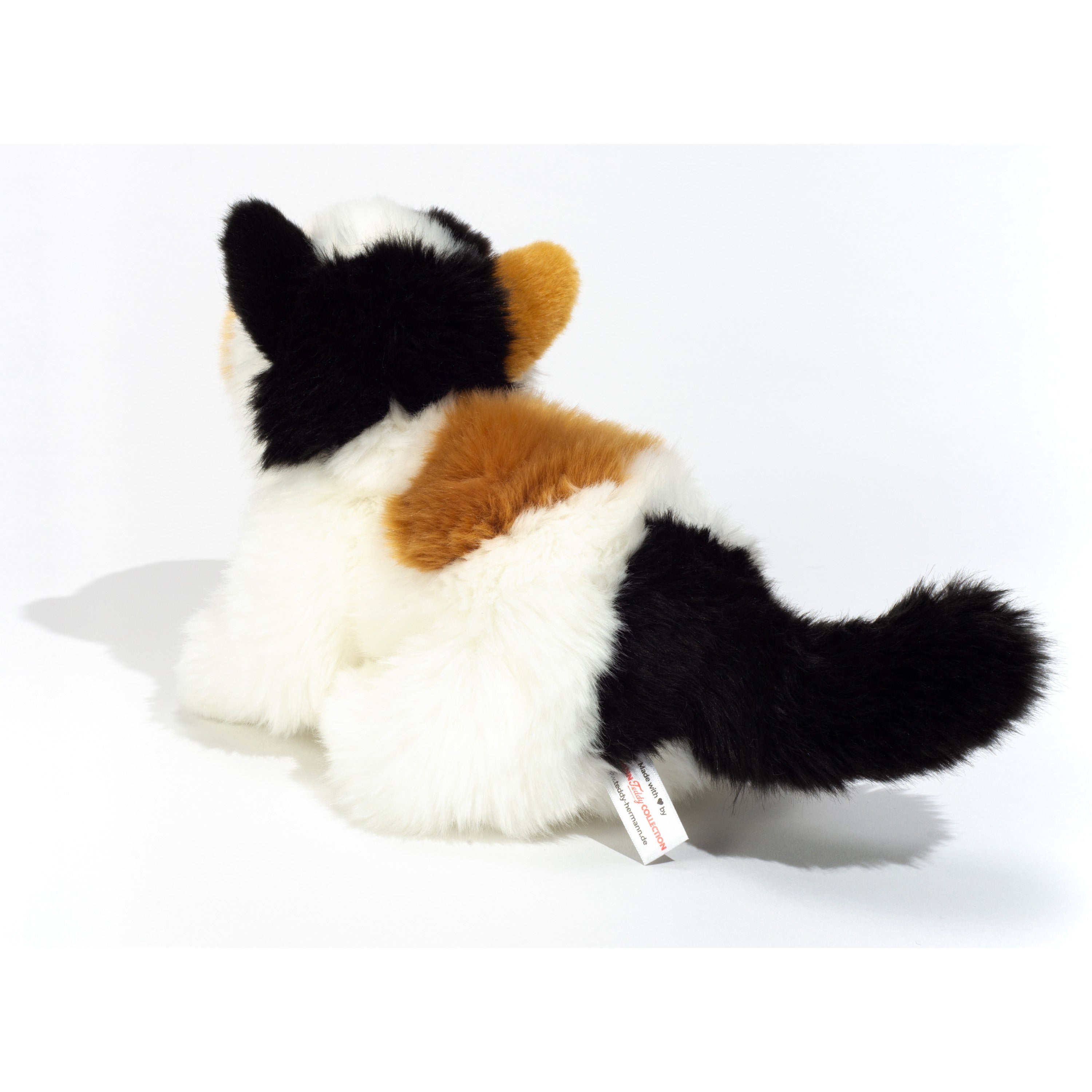 hermann-teddy-knuffelkat-pluche-30-cm-bruin-zwart-wit_10429751-2