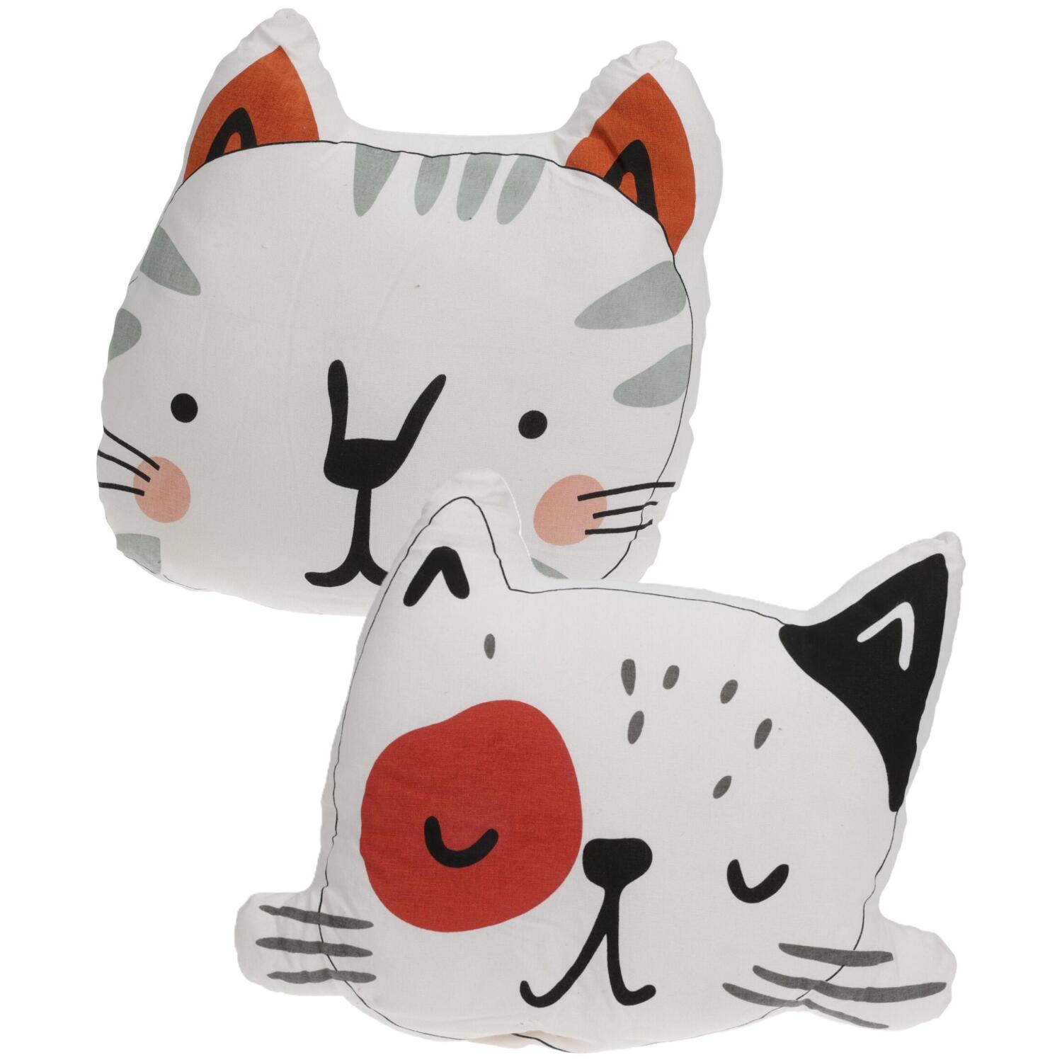 dieren-sierkussen-set-2x-kat--poes-kinderkamer-35-x-40-cm-polyester_10500754