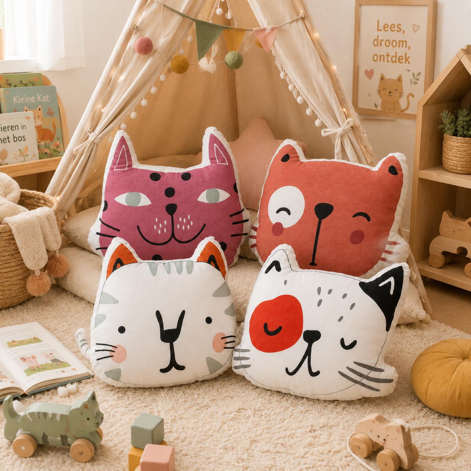 dieren-sierkussen-set-2x-kat--poes-kinderkamer-35-x-40-cm-polyester_10500756-4