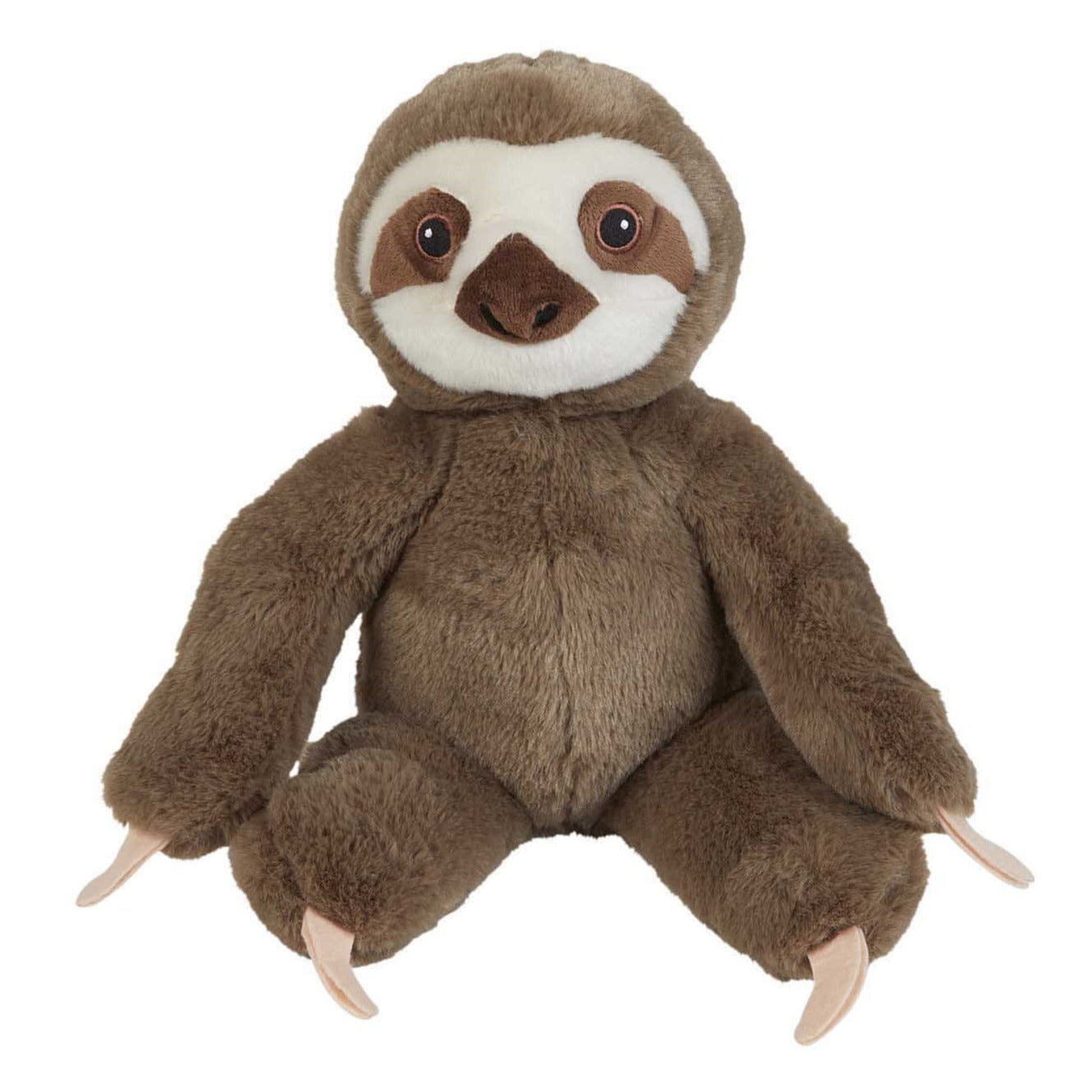 Pluche luiaard knuffel - 23 cm - zacht pluche - kinderen - jungle dieren - Pluchen speelgoed