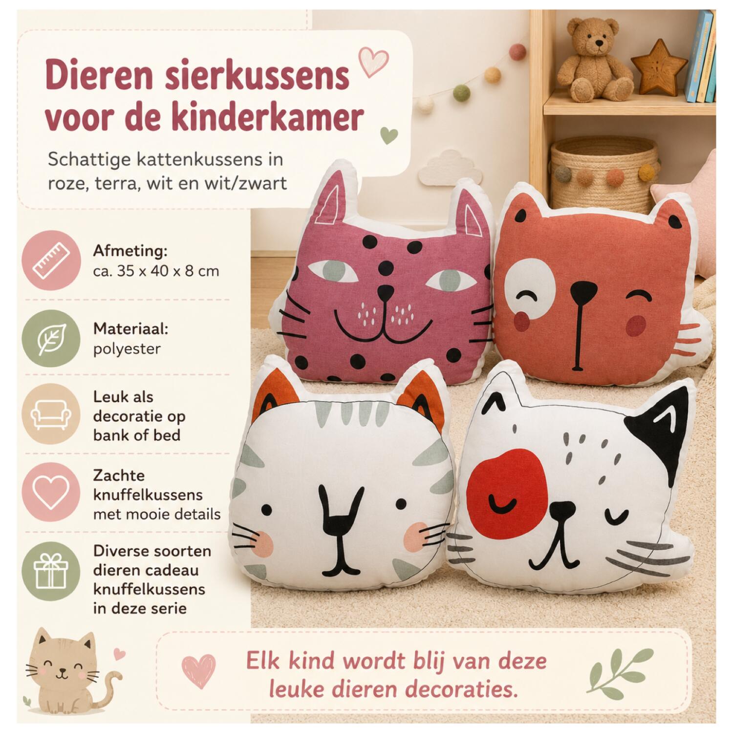 dieren-sierkussen-set-2x-kat--poes-kinderkamer-35-x-40-cm-polyester_10500759-3