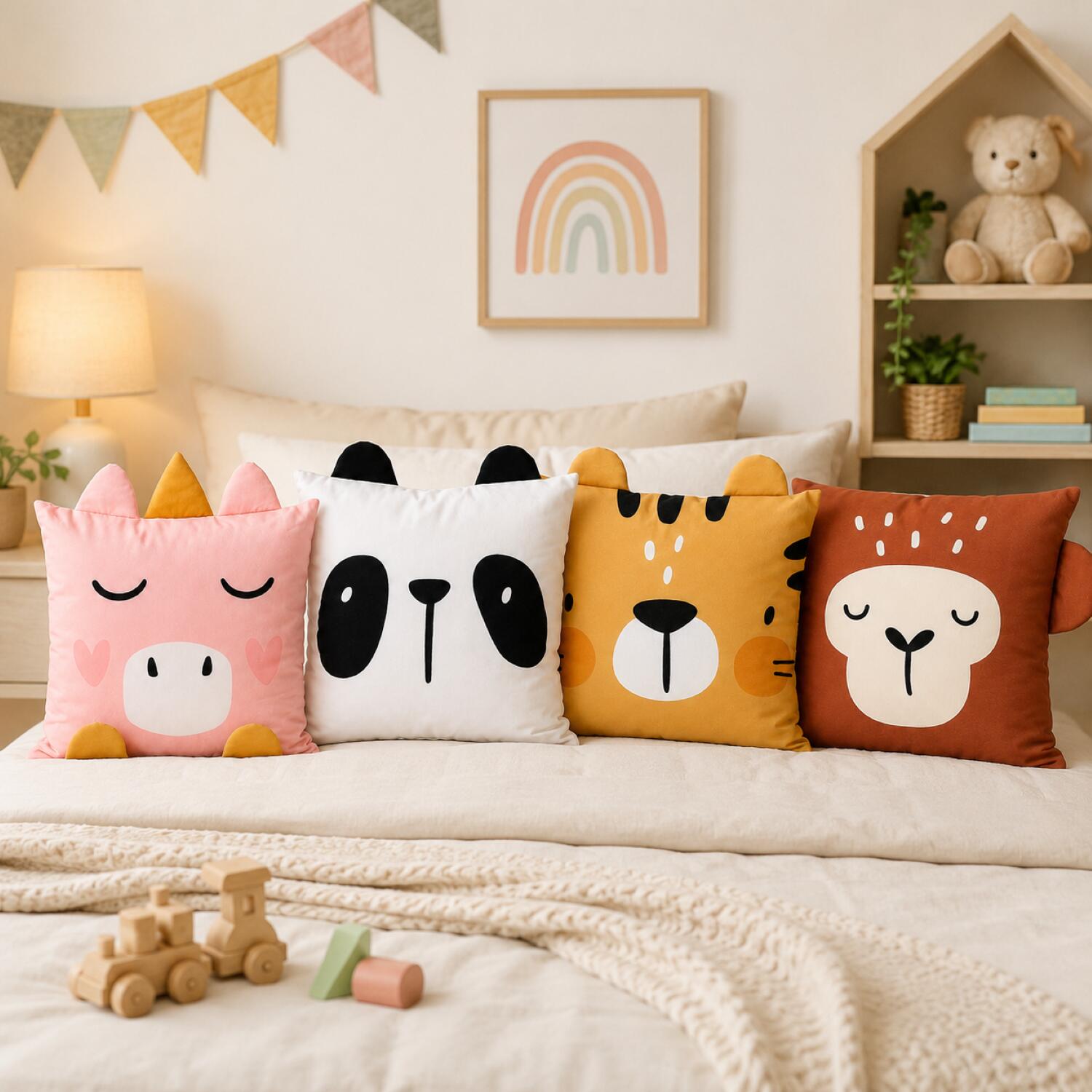 dieren-sierkussen-set-2x-kinderkamer-aapje-en-eenhoorn-40-x-40-cm-polyester_10500762-6