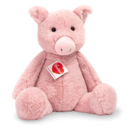 Hermann Teddy varken knuffel - pluche - roze - 32 cm - Pluchen speelgoed