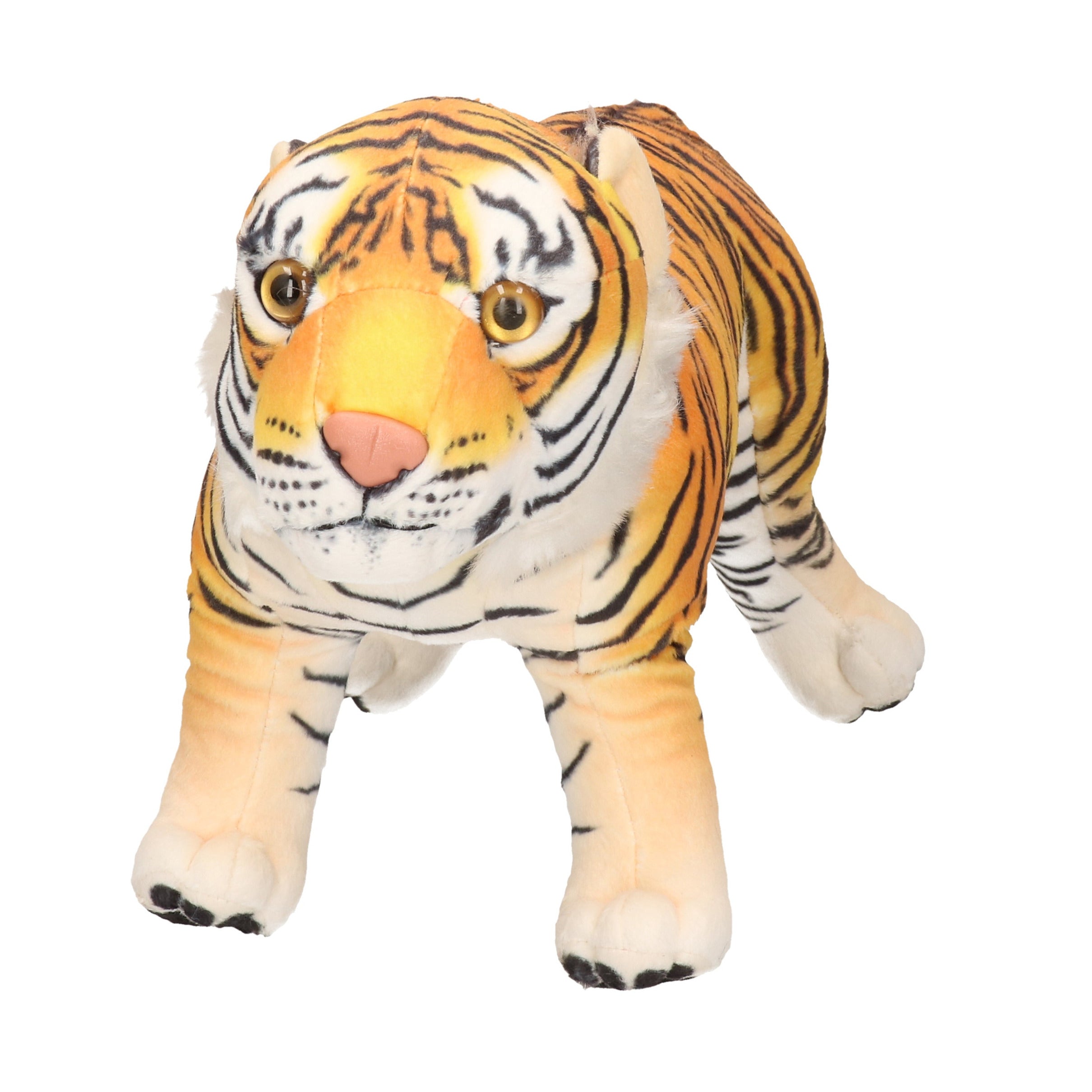 living-earth-serie-pluche-knuffel-dieren-bruine-tijger-van-38-cm_10326763-2