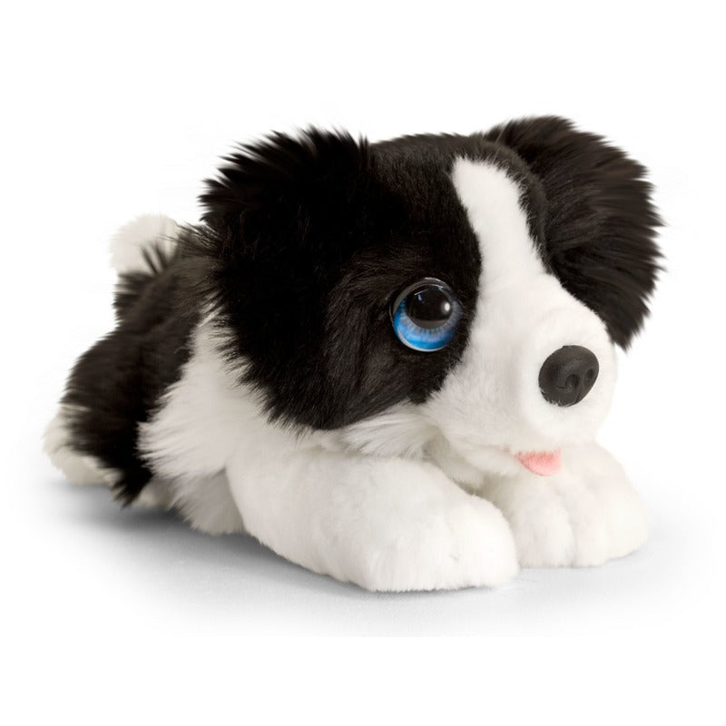 keel-toys-pluche-zwart-witte-border-collie-honden-knuffel-25-cm_10140765