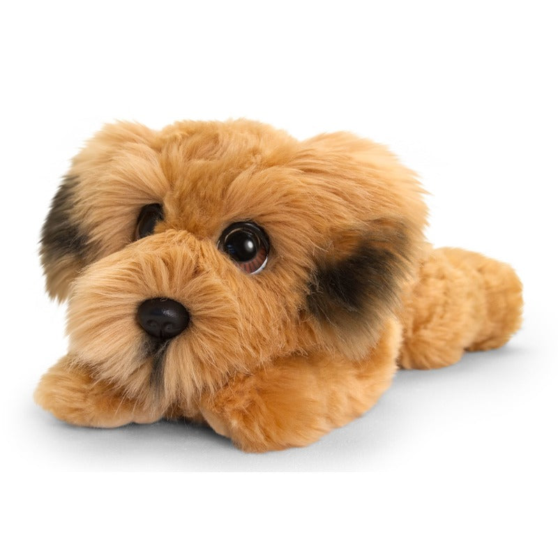 keel-toys-pluche-bruine-ierse-terrier-honden-knuffel-25-cm_10140769
