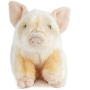 Living Nature varken knuffel - pluche - roze - 20 cm - speelgoed - Pluchen speelgoed