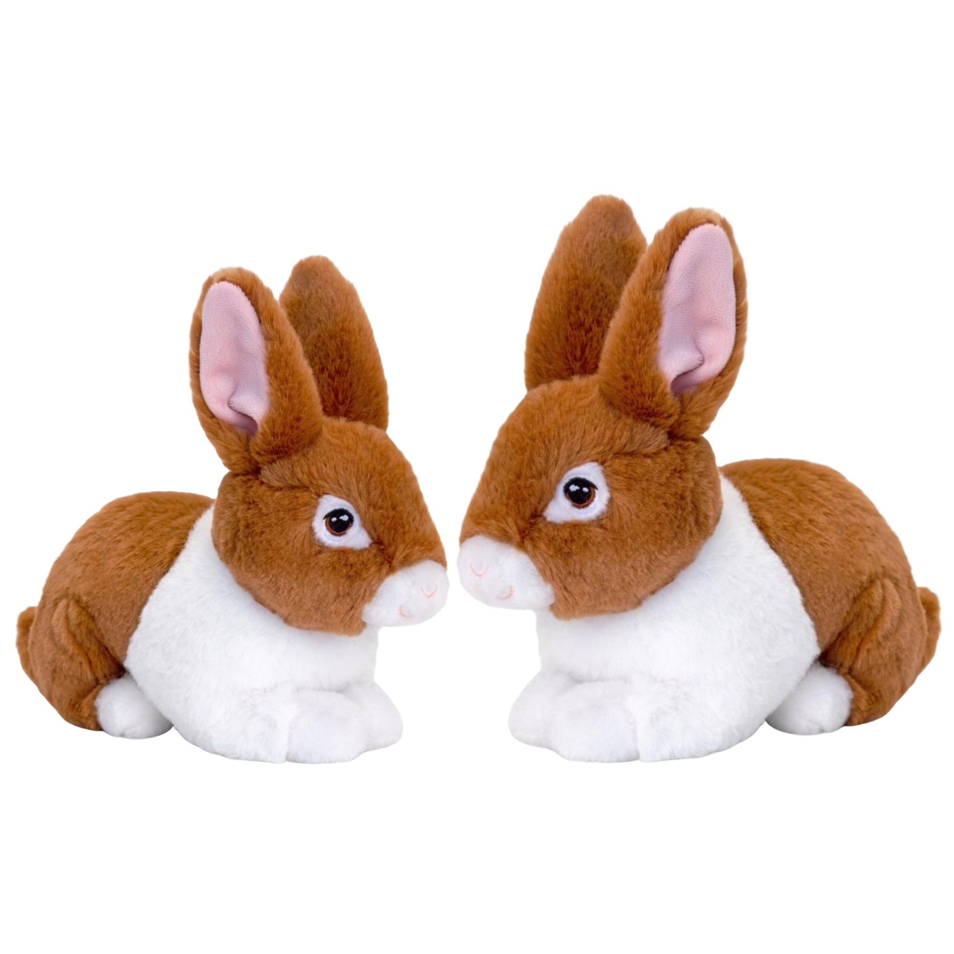 pluche-konijnen-familie-bruin-moeder-en-kind-25--18-cm-zittend-eco-collectie_10486773