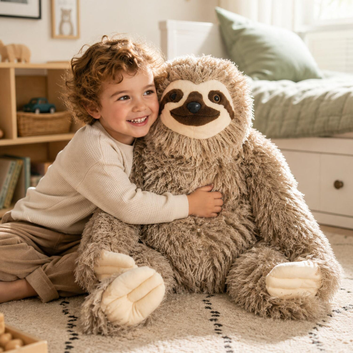 wild-republic-luiaard-knuffel-pluche-75-cm-lichtbruin-xxl_10055775-4