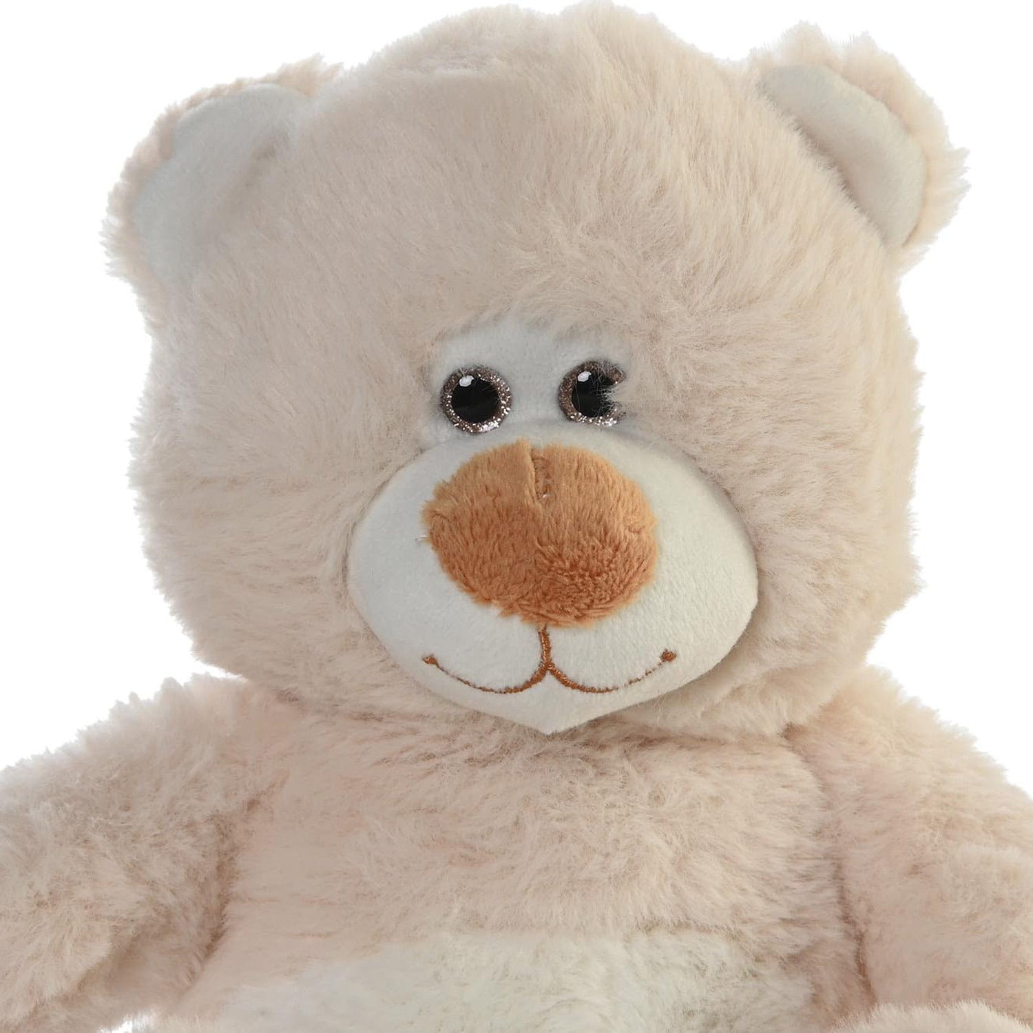 Teddybeer knuffel - zachte pluche - 19 cm - beige - Pluchen speelgoed