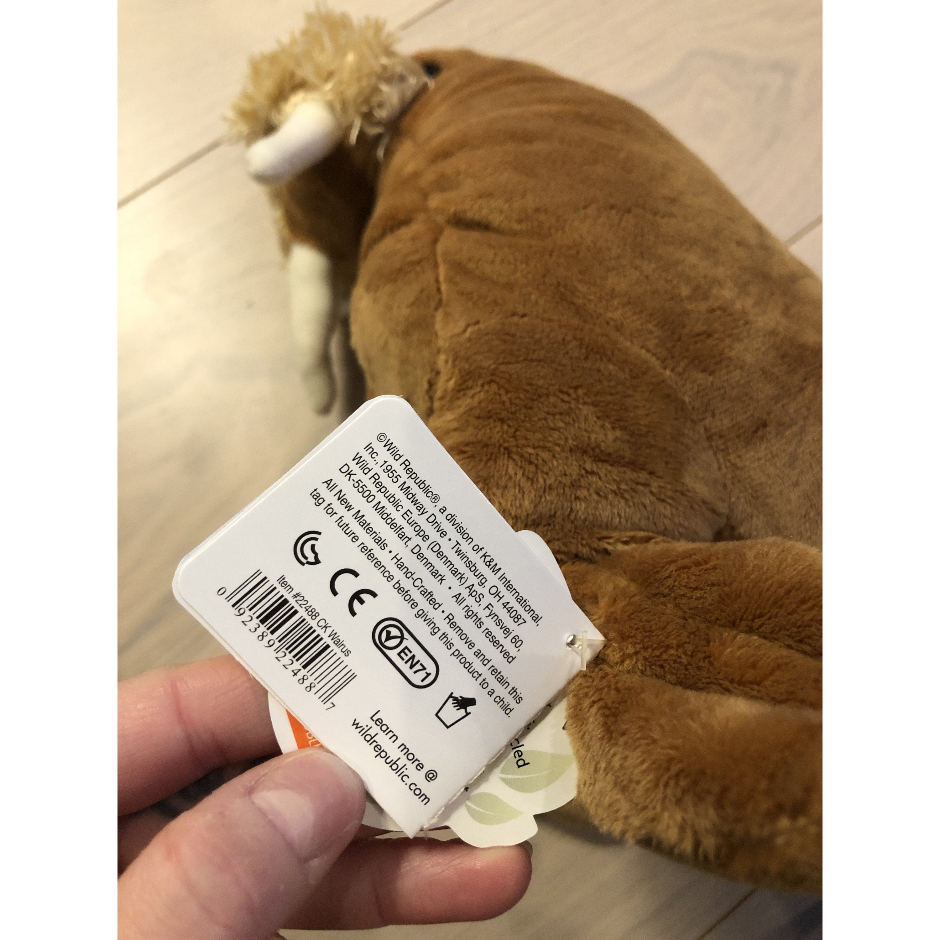 wild-republic-knuffel-walrus-pluche-bruin-30-cm-zeedieren-knuffeldier_10012779-2