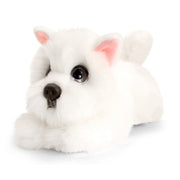Keel Toys Westie knuffel - pluche - wit - 25 cm - Pluchen speelgoed