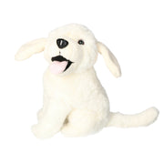 Pluche labrador knuffel - beige - 20 cm - hond - knuffel - Pluchen speelgoed