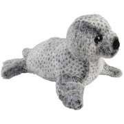 Seehonden pup knuffel - grijs - pluche - 35 cm - Pluchen speelgoed