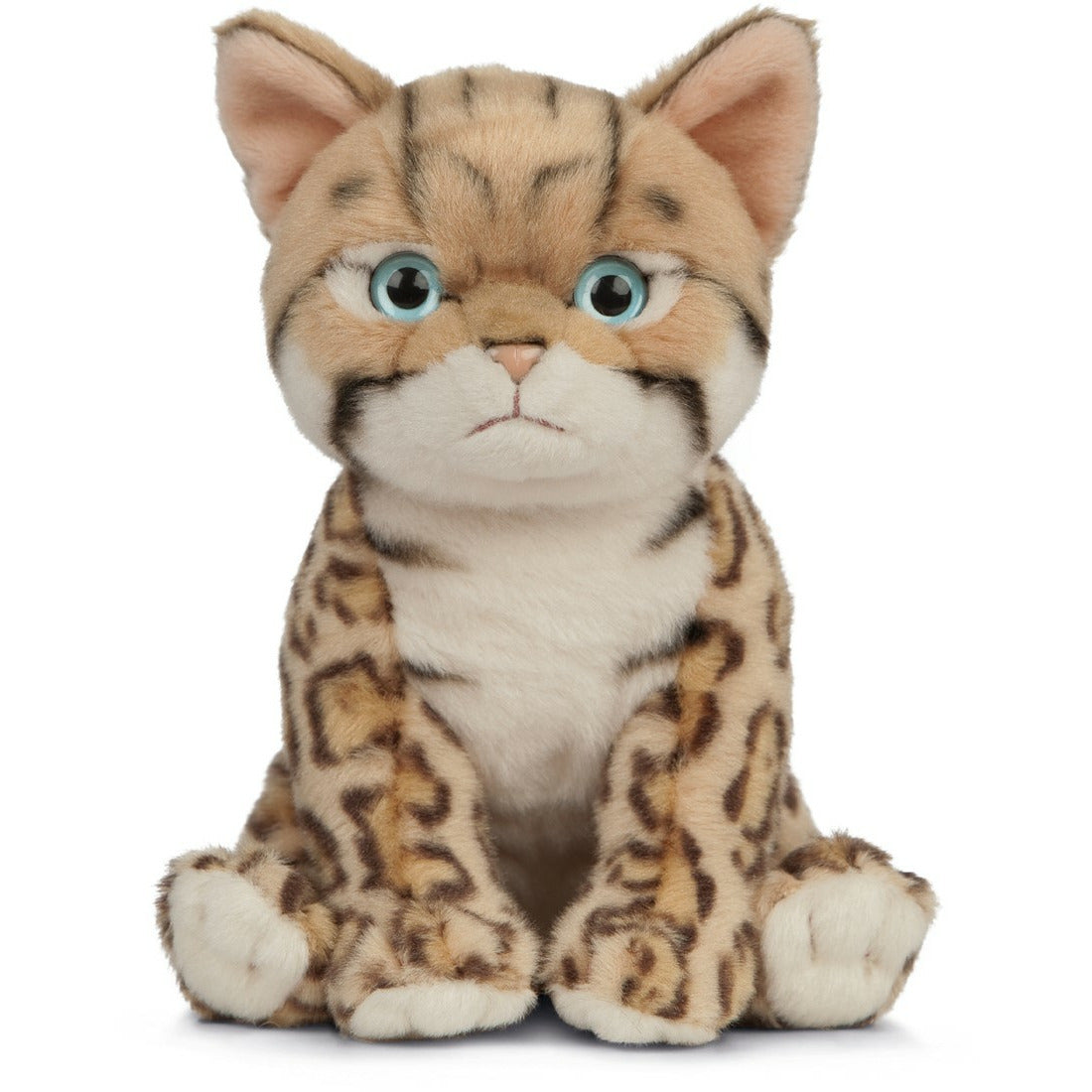 living-nature-pluche-bengaalse-kat-poes-lichtbruin-16-cm-knuffel-speelgoed_10181799-3