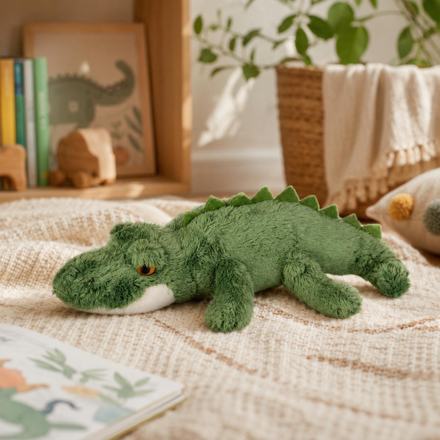 ravensden-pluche-knuffel-krokodil-groen-15-cm-wilde-dieren-knuffels_10054799-3