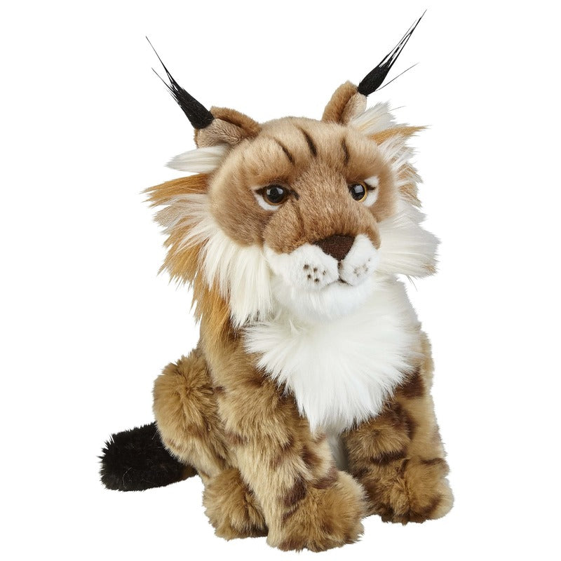 pluche-lynx-knuffel-bruin-28-cm-wilde-katten-knuffels_10144806
