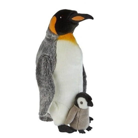 Ravensden koningspinguïn knuffel met kuiken - pluche - 50 cm - pinguïn - Pluchen speelgoed