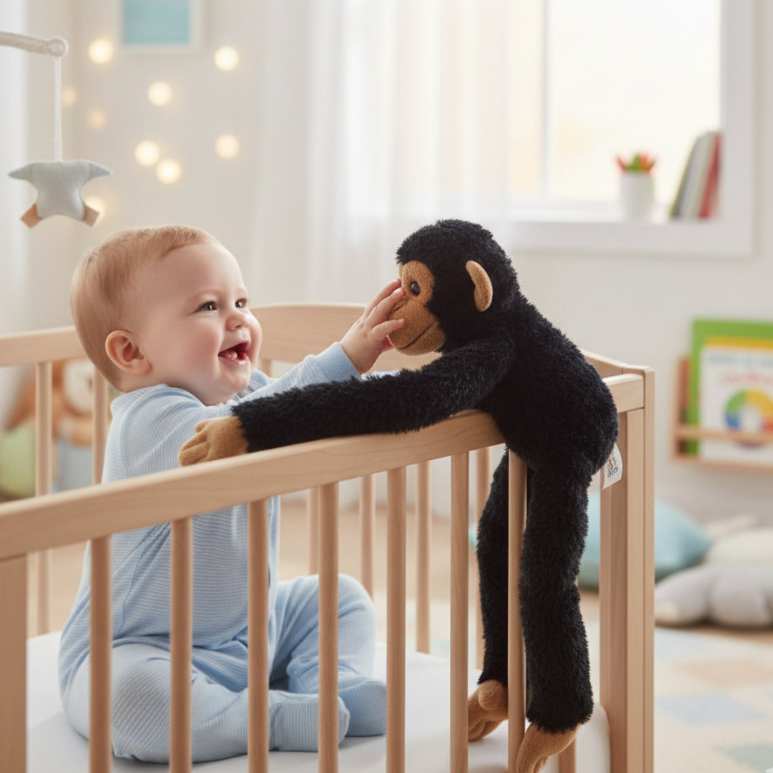 zwarte-chimpansee-knuffel-pluche-65-cm-jungle-dier_10187810-1