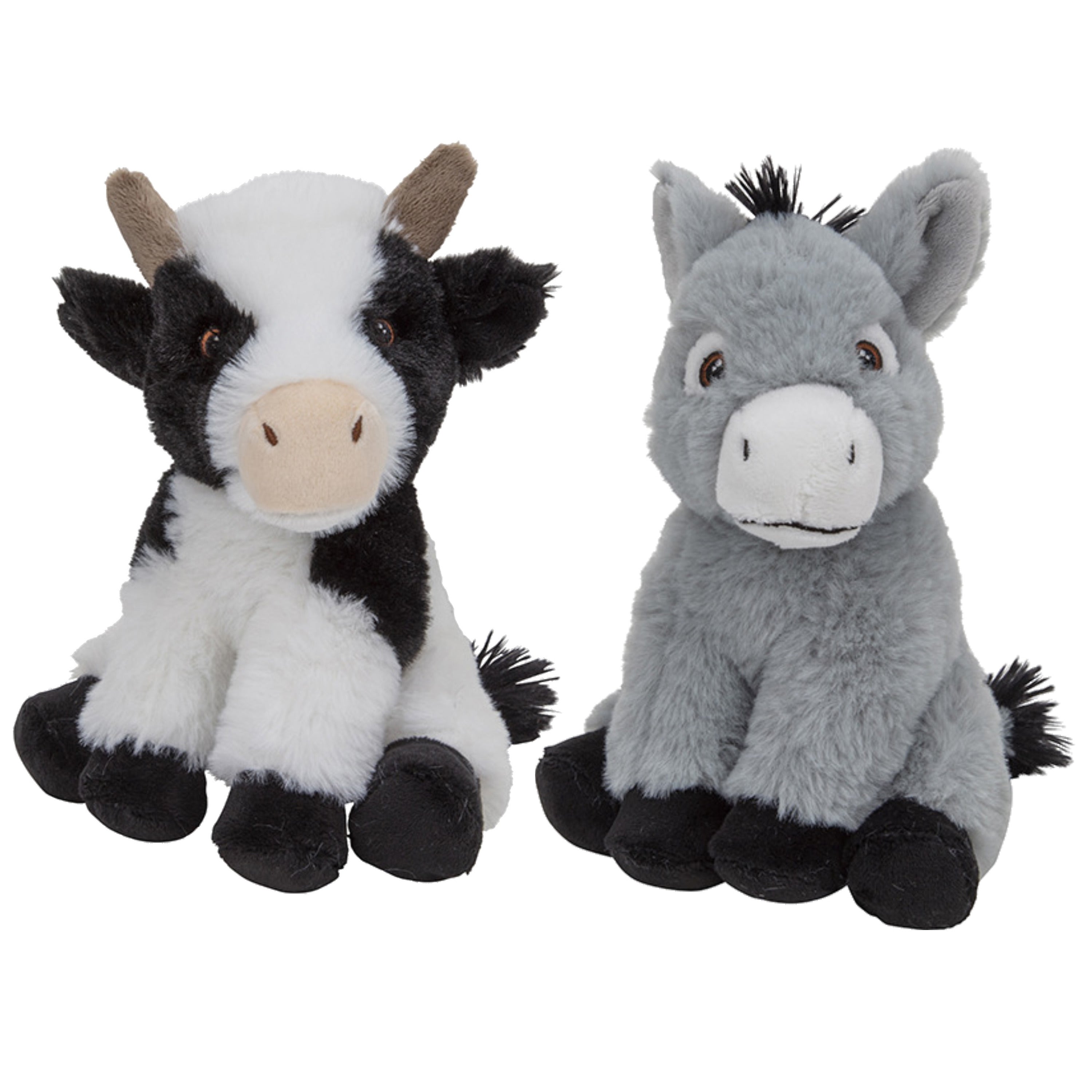 nature-planet-pluche-koe-en-ezel-knuffels-setje-19-cm-en-16-cm-zacht-speelgoed_10349816