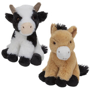 pluche-boerderijdieren-knuffels-koe-en-paard-setje-van-19-en-17-cm_10349819