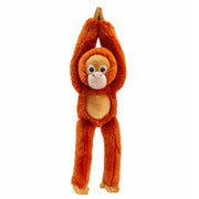 Keel Toys orangutan knuffel - pluche - hangend - 50 cm - Pluchen speelgoed