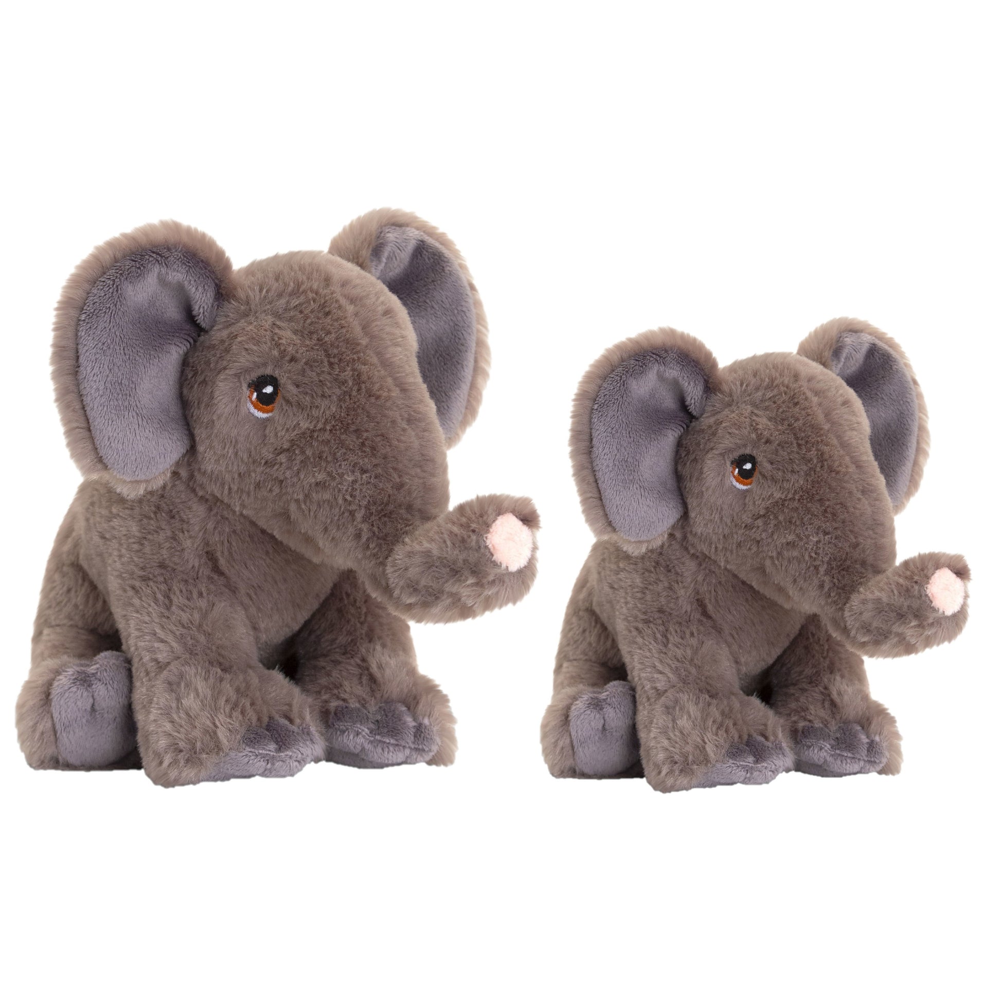 keel-toys-pluche-knuffel-dieren-set-2x-olifanten-18-en-25-cm_10362834