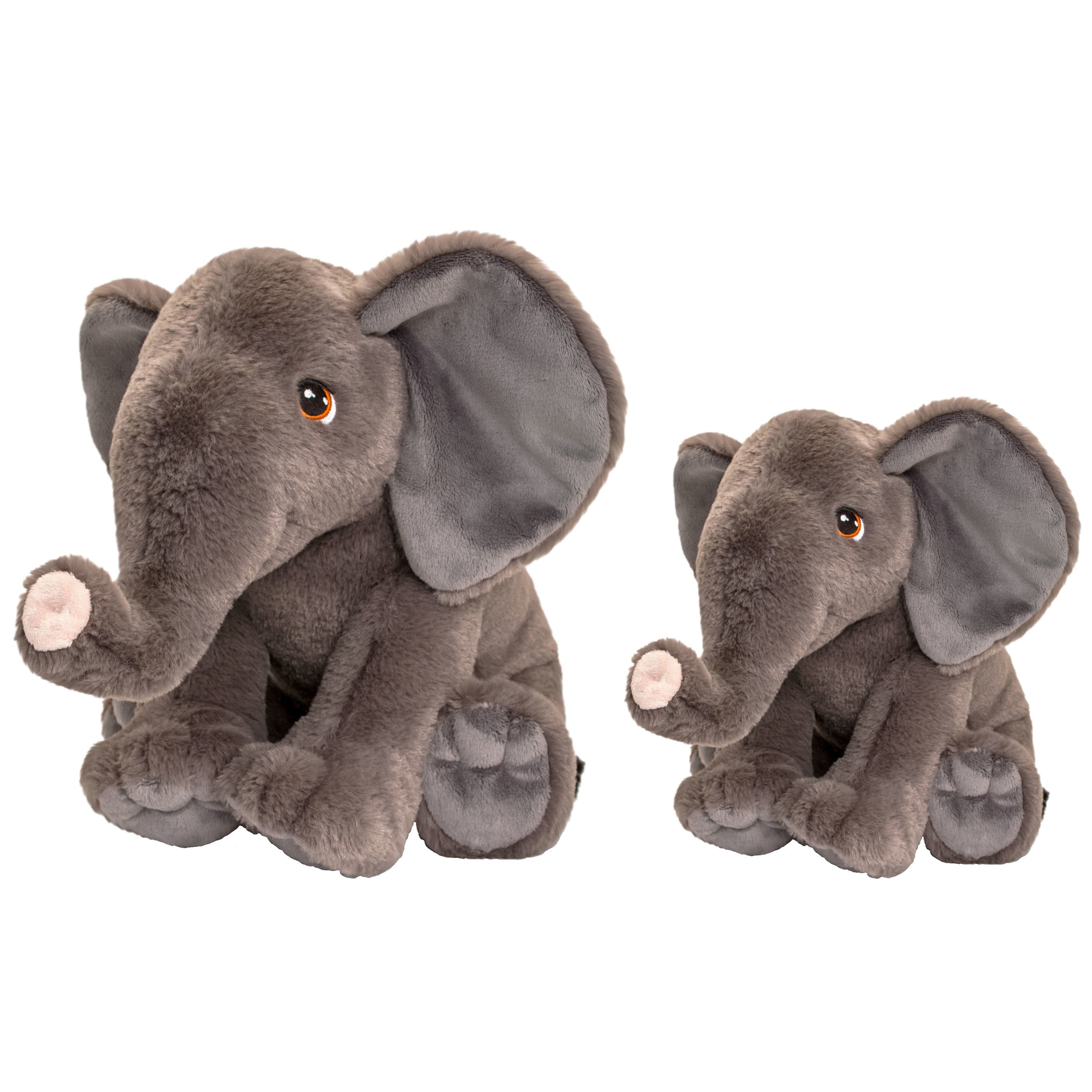 keel-toys-pluche-knuffel-dieren-set-2x-olifanten-18-en-35-cm_10362835