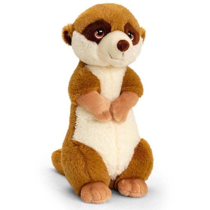 Keel Toys stokstaartje knuffel - pluche - 30 cm - dierenknuffel - Pluchen speelgoed