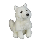 Ravensden poolwolf knuffel - pluche - wit - 28 cm - noordpool - Pluchen speelgoed