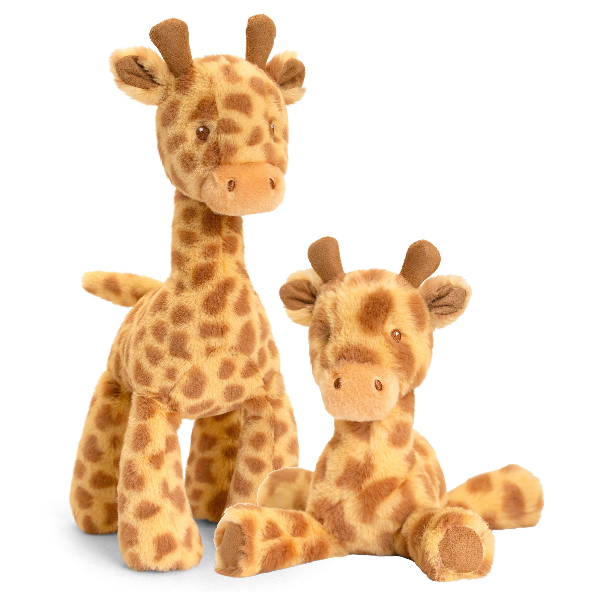 giraffe-familie-knuffel-pluche-set-van-2-14-en-25-cm_10356836