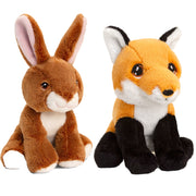 pluche-knuffels-konijn-en-rode-vos-bosdieren-vriendjes-12-cm_10377839