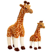 Keel Toys giraffen knuffel set - pluche - 30 en 50 cm - Pluchen speelgoed