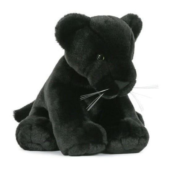 Zwarte panter knuffel - pluche - 30 cm - wilde dieren - Pluchen speelgoed