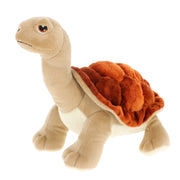 Keel Toys schildpad knuffel - pluche - bruin/beige - 25 cm - Pluchen speelgoed