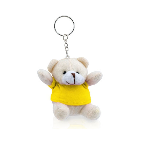 pluche-teddybeer-knuffel-sleutelhanger-geel-8-cm-beren-dieren-sleutelhangers_10057854