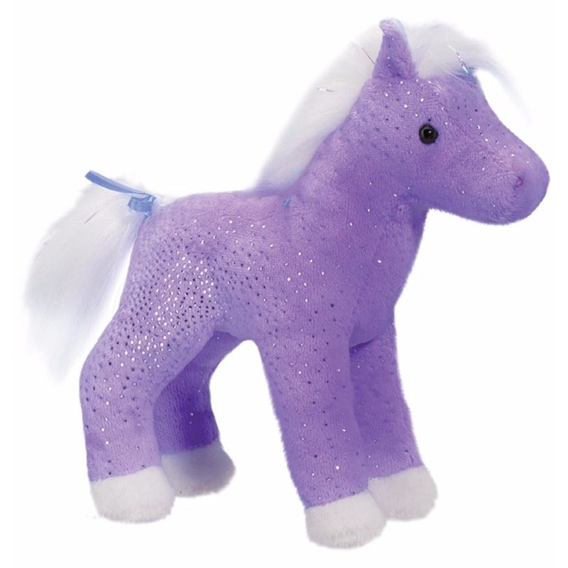 pluche-paard-paars-met-glitters-knuffel-18-cm_10088856
