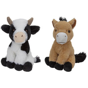 pluche-boerderijdieren-knuffels-koe-en-paard-van-23-cm_10349856
