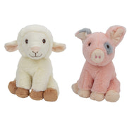 pluche-boerderijdieren-knuffels-schaap-en-varken-van-23-cm_10349863