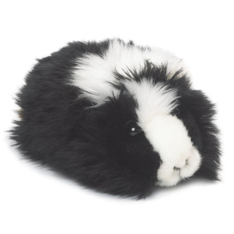WNF cavia knuffel zwart - pluche - 19 cm - dierenknuffel - Pluchen speelgoed