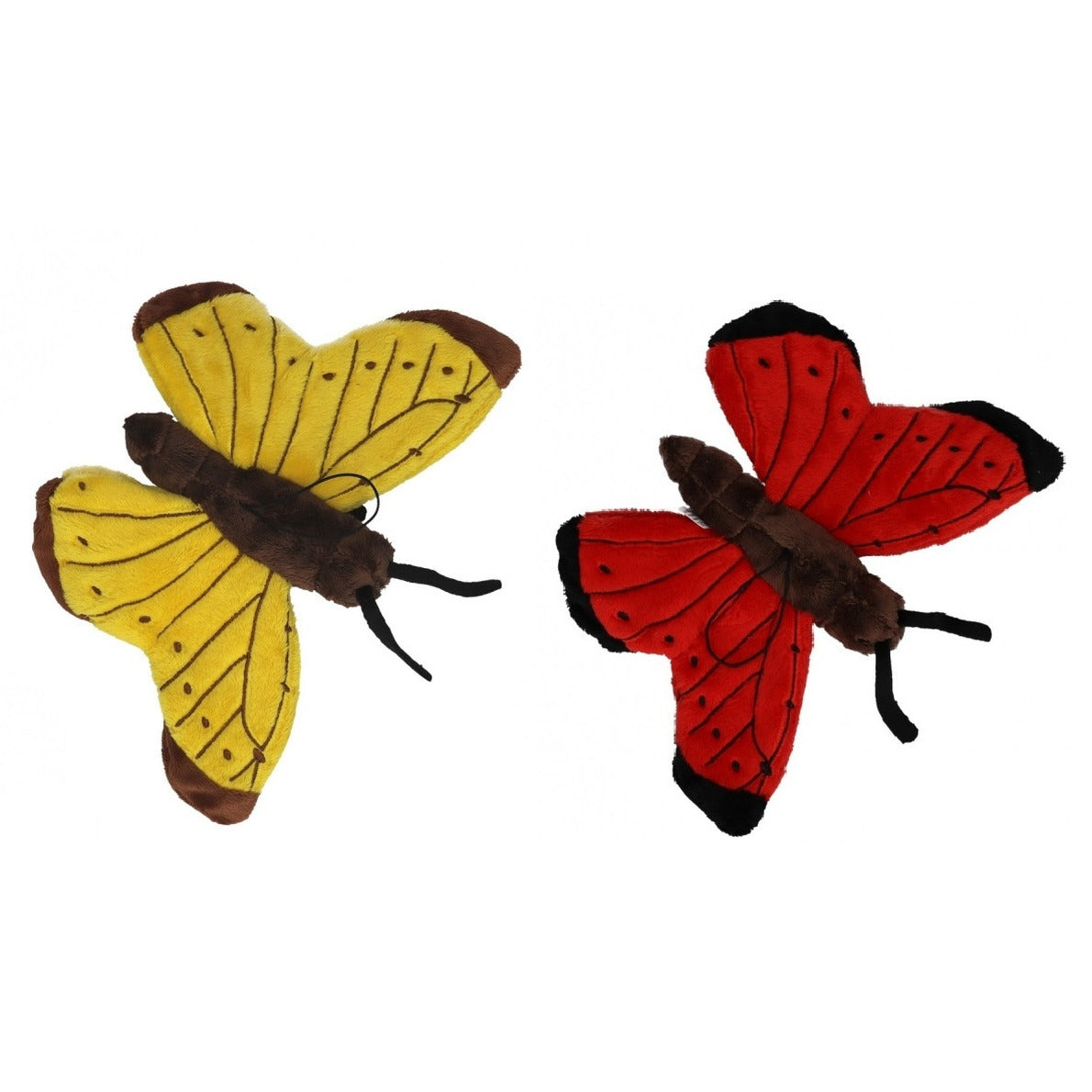 set-van-2x-stuks-pluche-vlinder-knuffeldieren-van-21-cm_10349895