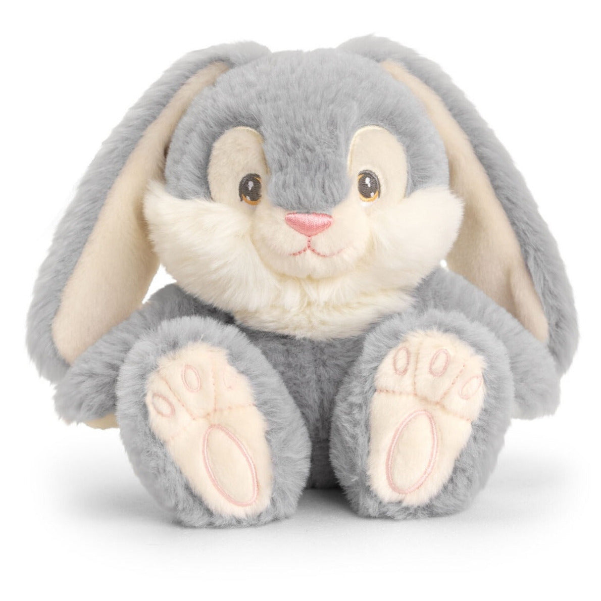 keel-toys-konijn-haas-knuffel-grijsblauw-zittend-15-cm_10410900