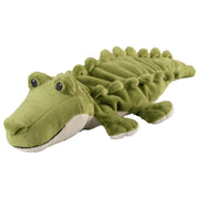 Warmies krokodil warmteknuffel - groen - 35 cm - magnetronknuffel - Pluchen speelgoed