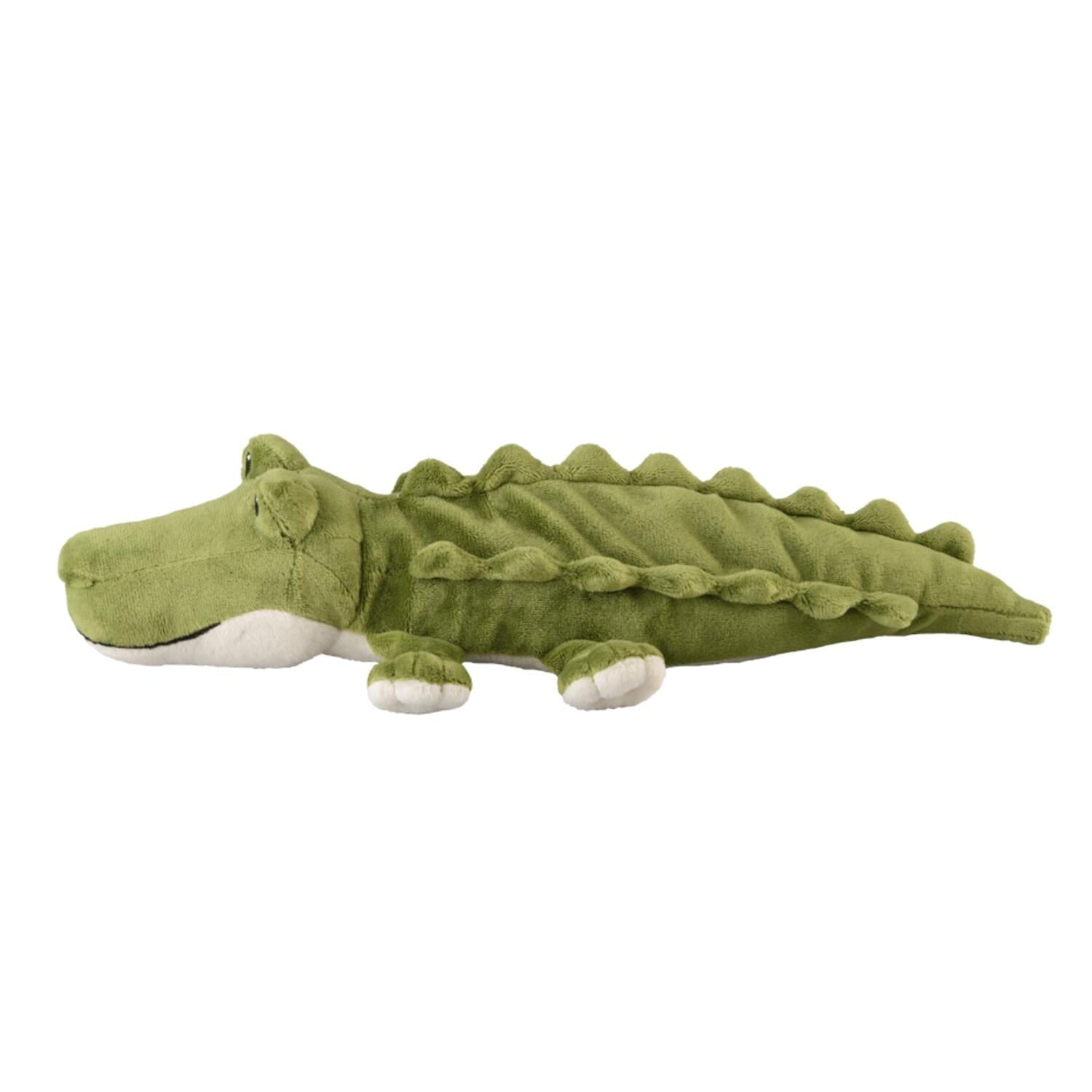 Warmies krokodil warmteknuffel - groen - 35 cm - magnetronknuffel - Pluchen speelgoed