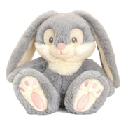 Keel Toys konijn/haas knuffel - grijsblauw - zittend - 22 cm - Pluchen speelgoed