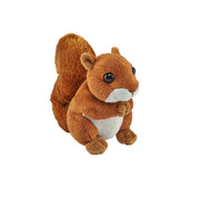 Wild Republic eekhoorn knuffel - pluche - 13 cm - bruin/rood - Pluchen speelgoed
