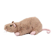 Pluche rat knuffel - bruin - 22 cm - dierenknuffel - Pluchen speelgoed