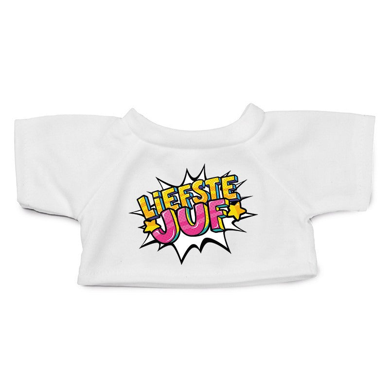 knuffelkleding-pop-art-liefste-juf-tshirt-wit-m-voor-cloth_10193910